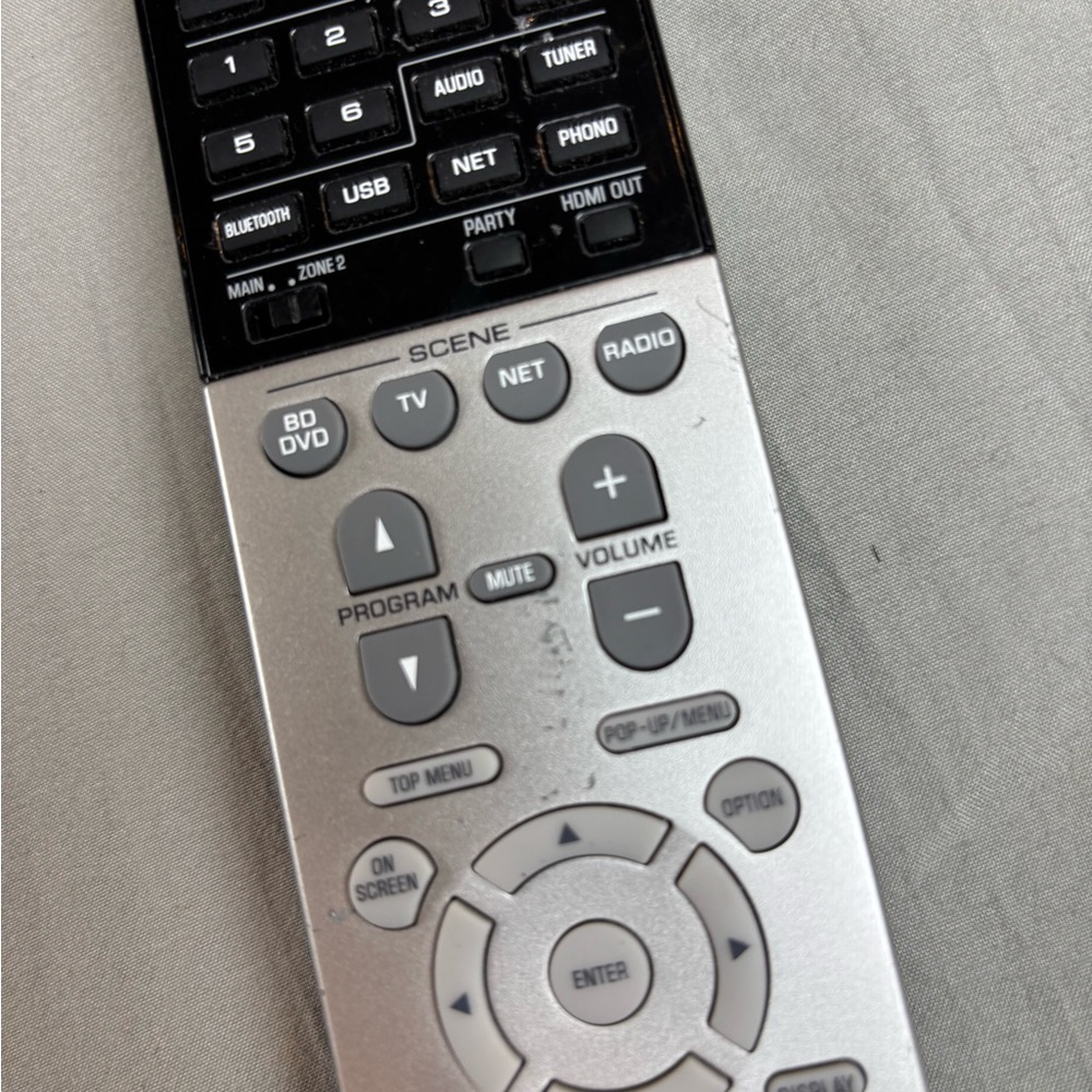 GENUINE‎ YAMAHA RAV537 ZP60120 NETWORK AV RECEIVER REMOTE - RX-A760 RX-V681 - Picture 3 of 7